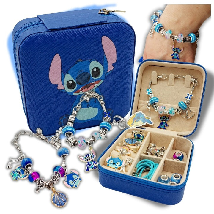 Kreatywny zestaw do tworzenia biżuterii Lilo & Stich – idealny prezent dla małych artystek!