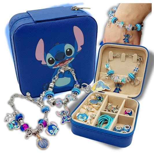 Kreatywny zestaw do tworzenia biżuterii Lilo & Stich – idealny prezent dla małych artystek!